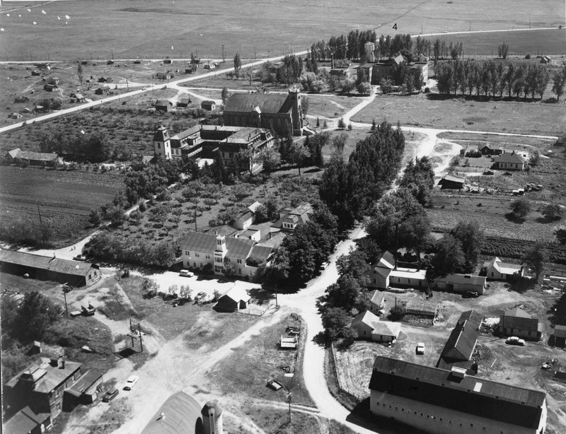 Birds Eye View of the Mission Grounds